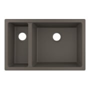 hansgrohe UB-Spüle S510-U635 180/450 658x398mm, 1 Hpt- u 1 Zu.B, o HL, st-g-4