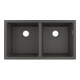 hansgrohe UB-Spüle S510-U770 370/370 768x398mm, 2 Hauptbe., o. HL, steingrau-1