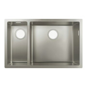 hansgrohe UB-Spüle S719-U655 180/450 653x398mm, 1 Haupt-/1 Zu.B, o. HL, ES