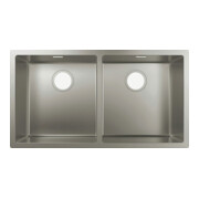 hansgrohe UB-Spüle S719-U765 370/370 763x398mm, 2 Hauptbe., o. HL, Edelstahl-2