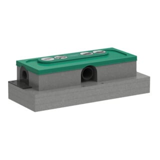 hansgrohe uBox boîtier d'évacuation universel DN 40, pour installation plate