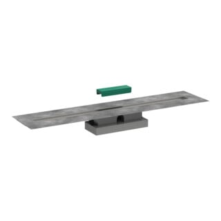 hansgrohe uBox ensemble complet universel 1200 mm, installation encastrée pour caniveau de douche