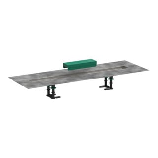 hansgrohe uBox universal kit d'installation 800 mm, pour ensembles prêts à poser de caniveaux de douche