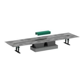 hansgrohe uBox universal Komplettset 100mm, f Stand-Ins f Duschrin. Fertigs