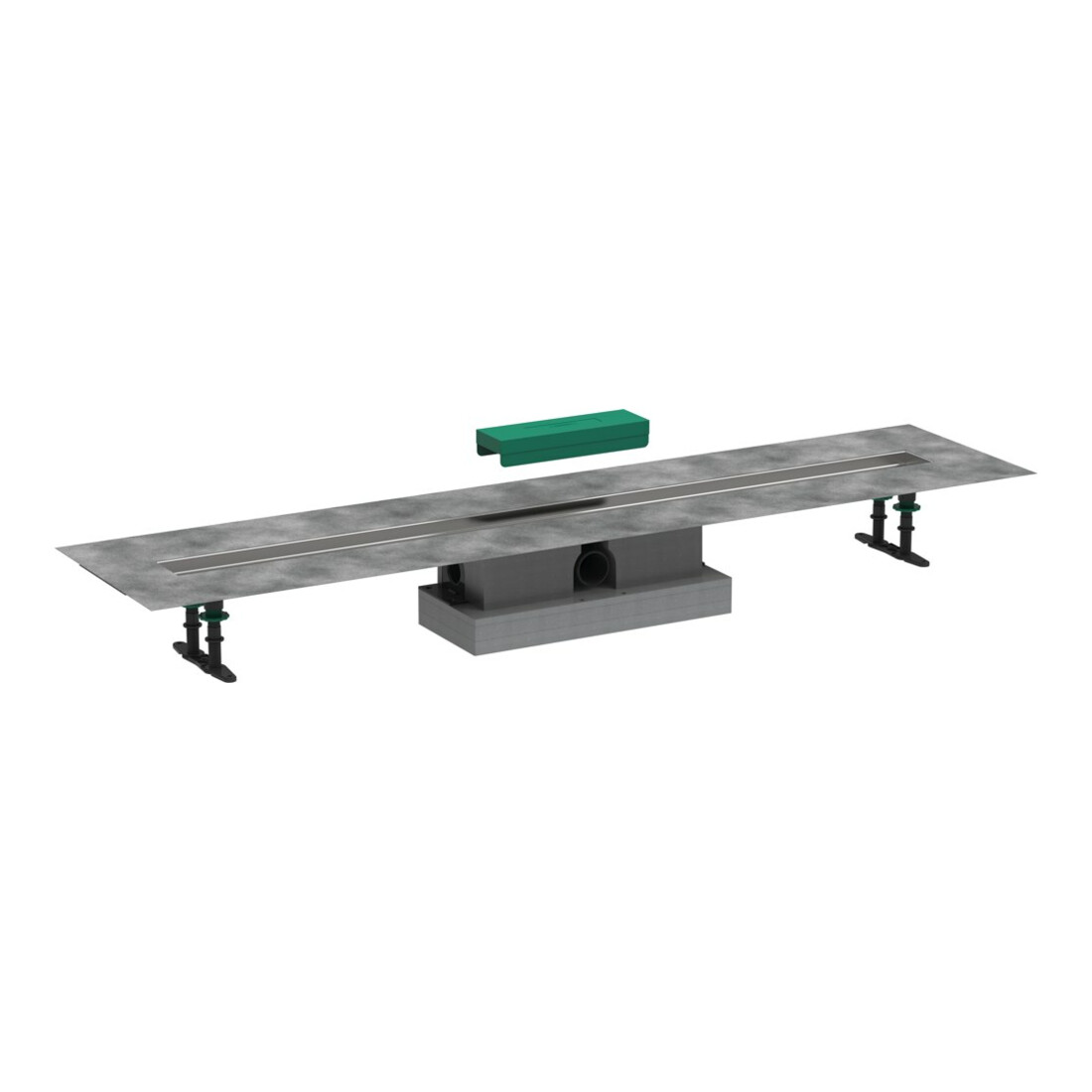 hansgrohe uBox universal Komplettset 1200mm, f Stand-Ins f Duschrin. Fertigs