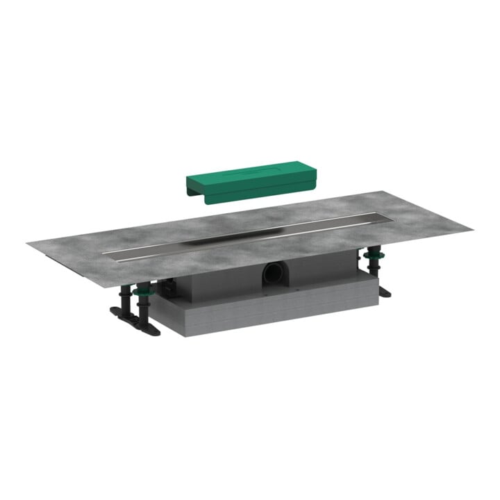 hansgrohe uBox universal Komplettset 600mm, f fl. Inst. f Duschrin. Fertigs