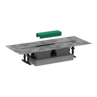 hansgrohe uBox universal Komplettset 600mm, f Stand-Ins f Duschrin. Fertigs