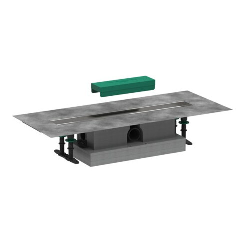 hansgrohe uBox universal Komplettset 600mm, f Stand-Ins f Duschrin. Fertigs