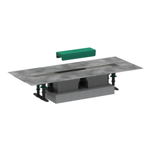 hansgrohe uBox universal Komplettset 600mm, f Stand-Ins f Duschrin. Fertigs