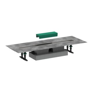 hansgrohe uBox universal Komplettset 700mm, f fl. Inst. f Duschrin. Fertigs