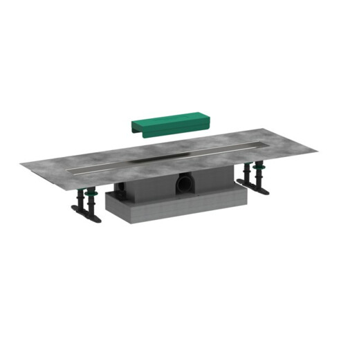 hansgrohe uBox universal Komplettset 700mm, f Stand-Ins f Duschrin. Fertigs