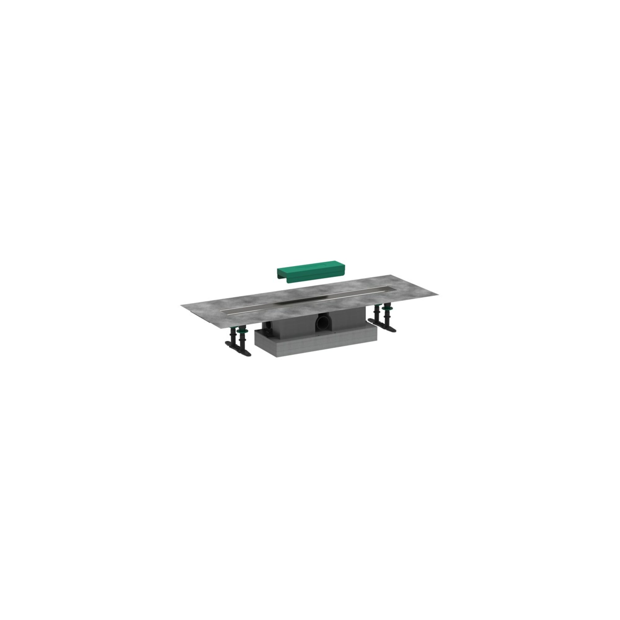 hansgrohe uBox universal Komplettset 700mm, f Stand-Ins f Duschrin. Fertigs