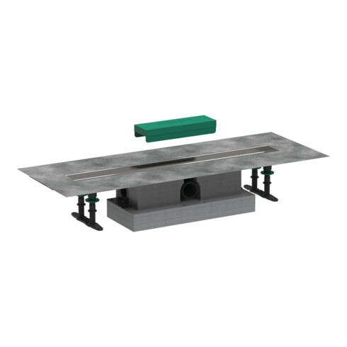 hansgrohe uBox universal Komplettset 700mm, f Stand-Ins f Duschrin. Fertigs