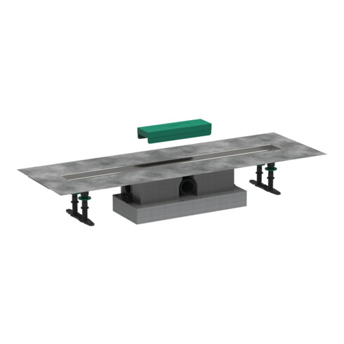 hansgrohe uBox universal Komplettset 800mm, f Stand-Ins f Duschrin. Fertigs
