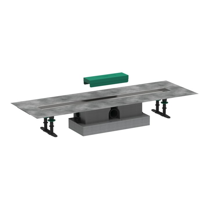 hansgrohe uBox universal Komplettset 800mm, f Stand-Ins f Duschrin. Fertigs