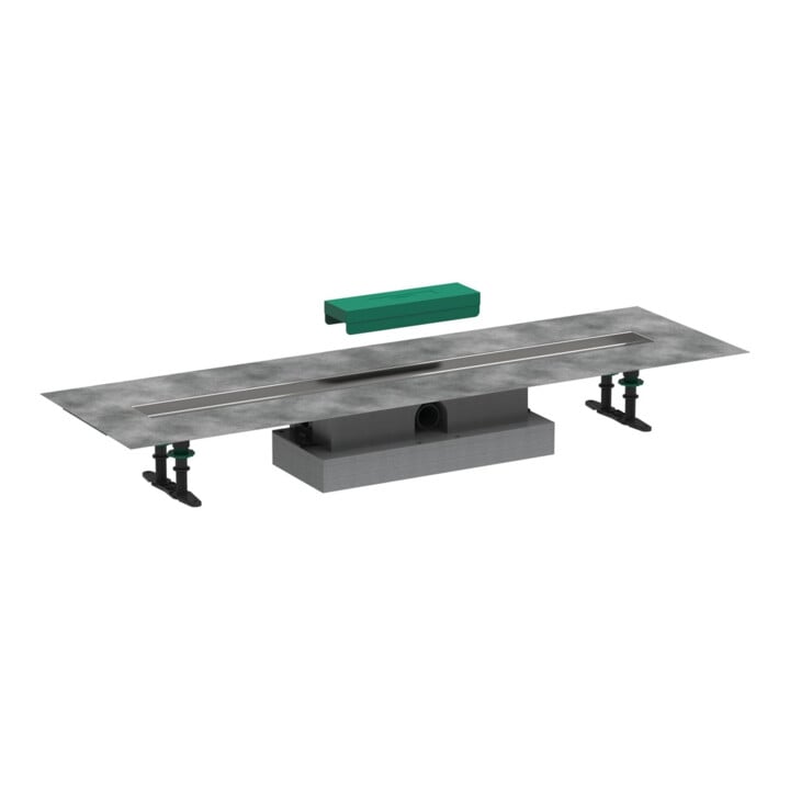 hansgrohe uBox universal Komplettset 900mm, f fl. Inst. f Duschrin. Fertigs