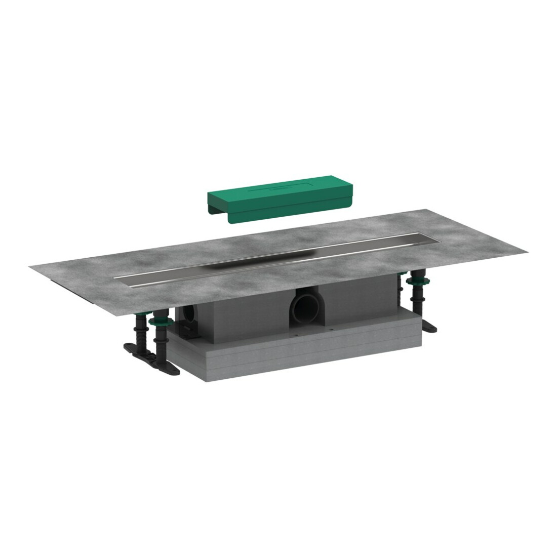 hansgrohe uBox universel Kit complet 600 mm pour installation encastrée de caniveau de douche