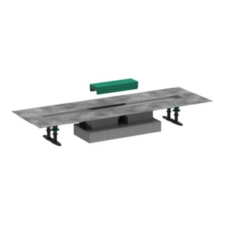 hansgrohe uBox universel Kit complet 800 mm, installation encastrée pour caniveau de douche