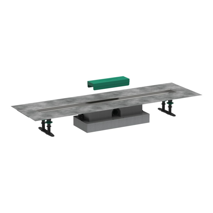 hansgrohe uBox universel Kit complet 900 mm, installation encastrée pour caniveau de douche