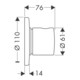 hansgrohe Umstellventil Trio/Quattro S, Unterputz chrom-3