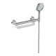 hansgrohe Unica Haltegriff Comfort mit Ablage und Brausehalter, weiß/chrom