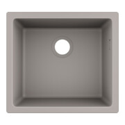 hansgrohe Unterbauspüle 450 S510-U450 448x398mm, 1 Hauptbe., o. HL, betongrau