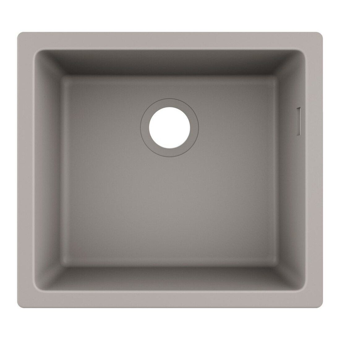 hansgrohe Unterbauspüle 450 S510-U450 448x398mm, 1 Hauptbe., o. HL, betongrau