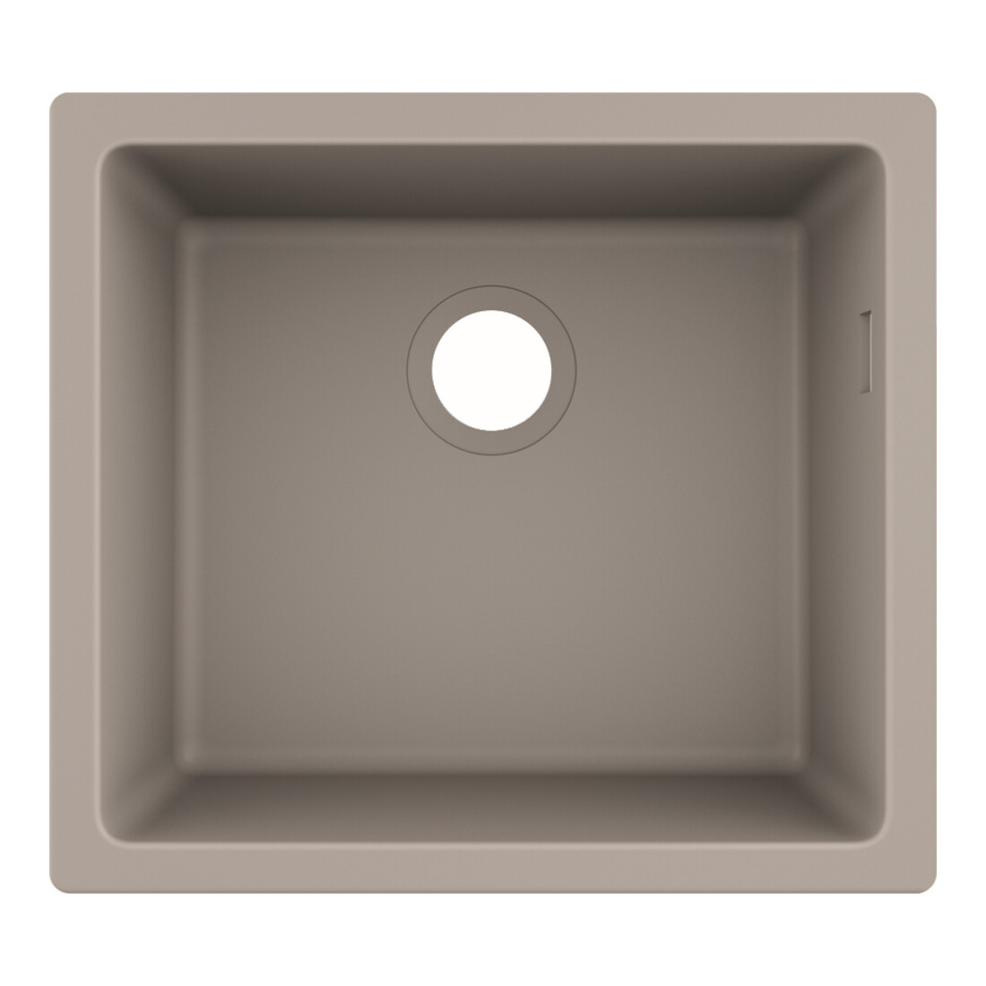 hansgrohe Unterbauspüle 450 S510-U450 448x398mm, 1 Hauptbe., o. HL, betongrau