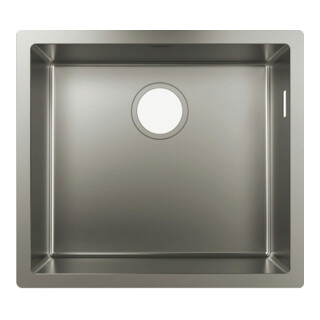 hansgrohe Unterbauspüle 450 S719-U450 448x398mm, 1 Hauptbe., o. HL, Edelstahl