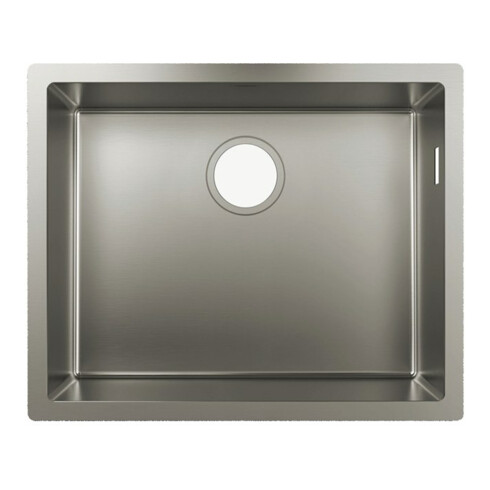 hansgrohe Unterbauspüle 500 S719-U500 498x398mm, 1 Hauptbe., o. HL, Edelstahl