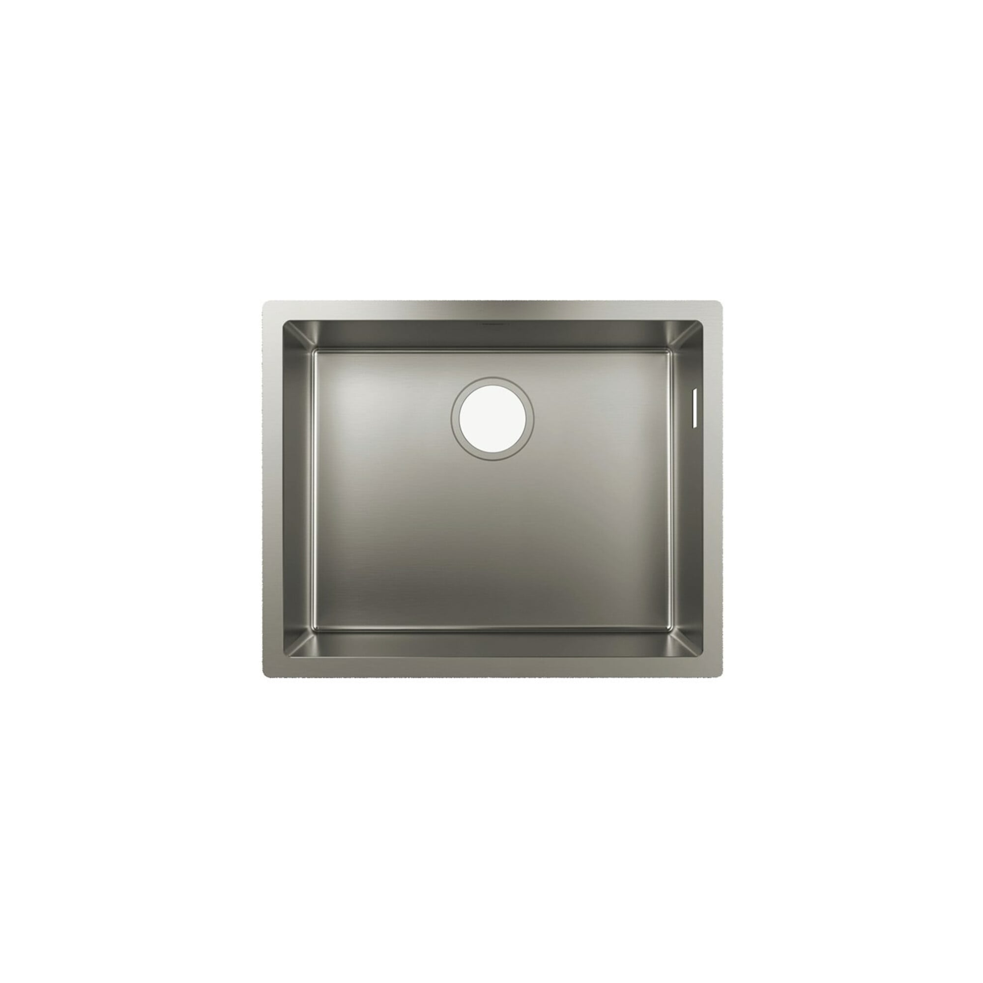 hansgrohe Unterbauspüle 500 S719-U500 498x398mm, 1 Hauptbe., o. HL, Edelstahl
