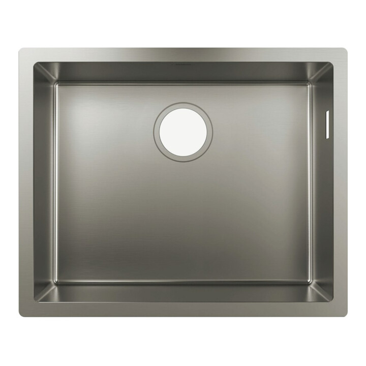 hansgrohe Unterbauspüle 500 S719-U500 498x398mm, 1 Hauptbe., o. HL, Edelstahl