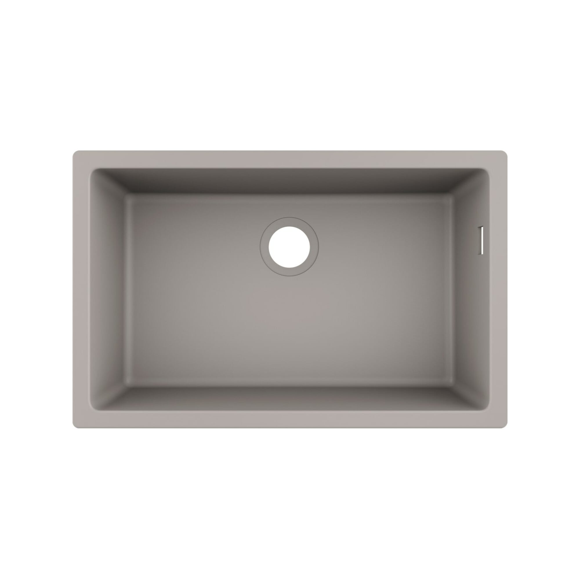 hansgrohe Unterbauspüle 660 S510-U660 658x398mm, 1 Hauptbe., o. HL, betongrau