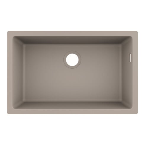 hansgrohe Unterbauspüle 660 S510-U660 658x398mm, 1 Hauptbe., o. HL, betongrau