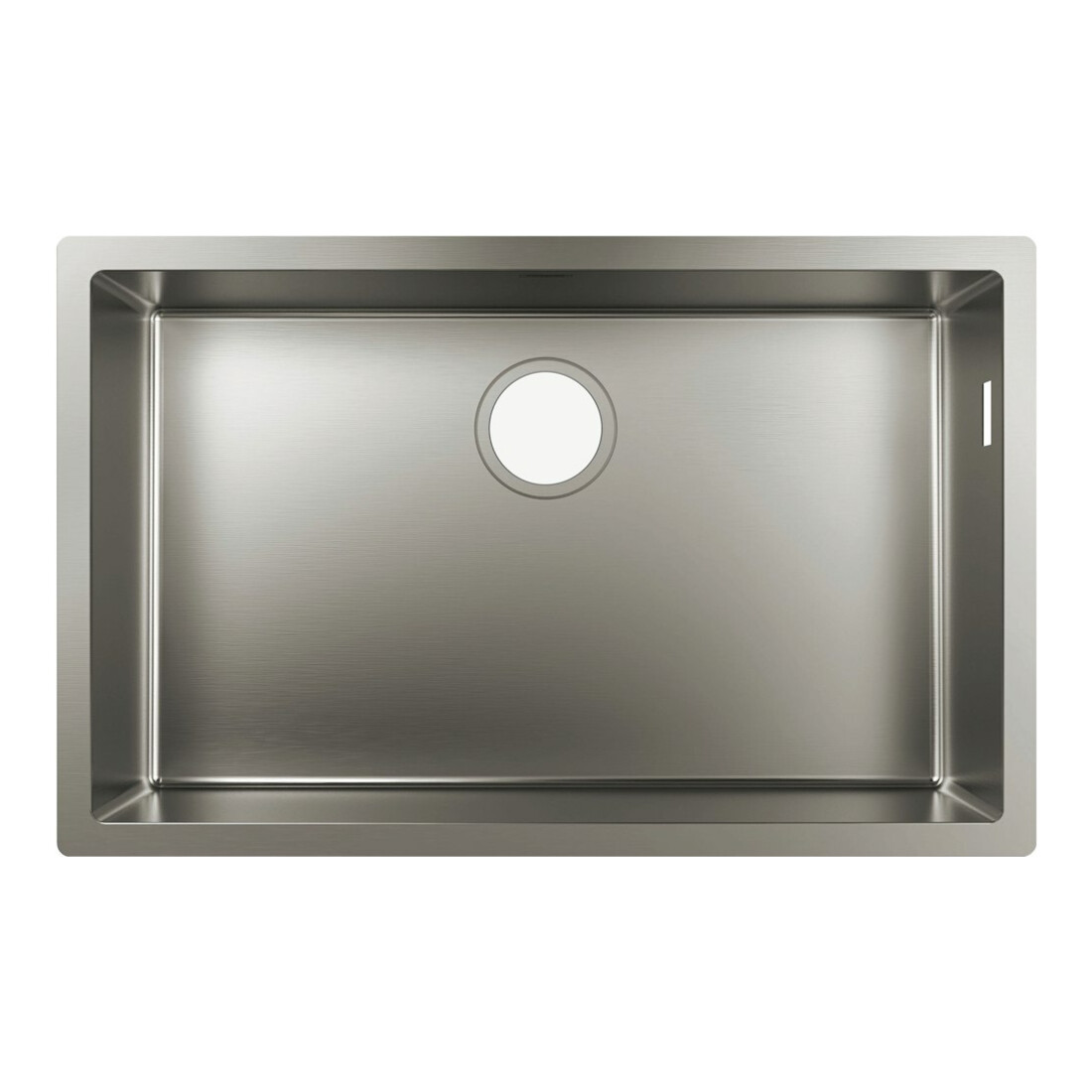 hansgrohe Unterbauspüle 660 S719-U660 658x398mm, 1 Hauptbe., o. HL, Edelstahl