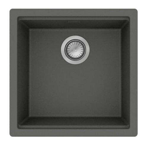 hansgrohe Unterbauspüle S53 SilicaTec, 436x436mm, steingrau