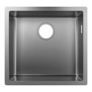 hansgrohe Unterbauspüle S719-U400 398x398mm, 1 Hauptbe., o. HL, Edelstahl-3