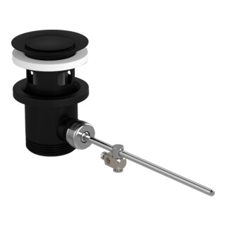 hansgrohe Valve de vidange Mitigeur lavabo et bidet DN32 noir mat