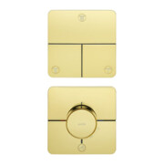 hansgrohe Ventil Axor ShowerSelect ID encastré, 3 sorties, softsqua, opt. or poli-3