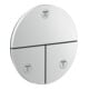 hansgrohe Ventil Axor ShowerSelect ID Unterputz, 3 Verbaucher, rund, Mattweiß-1