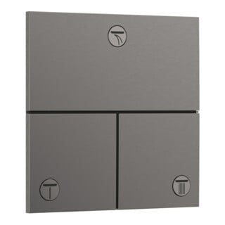 hansgrohe Ventil ShowerSelect Comfort E encastré, 3 sorties, chrome noir brossé