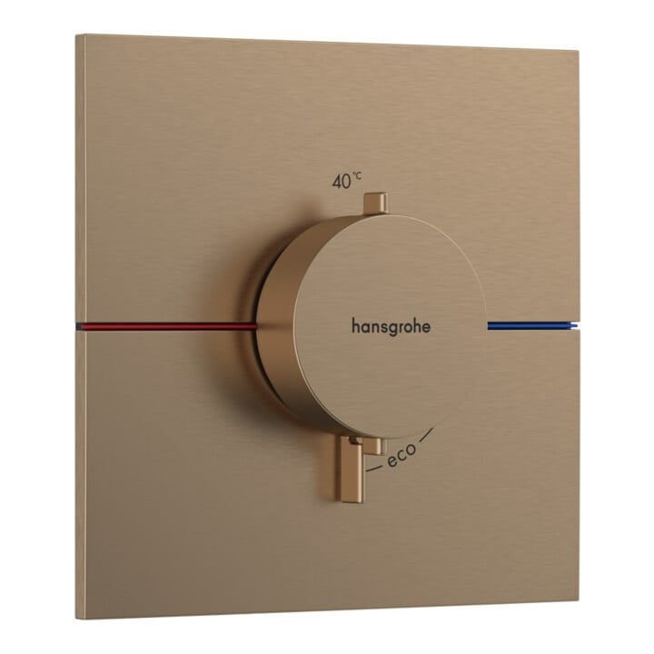 hansgrohe Ventil ShowerSelect Comfort E encastré, pour 3 sorties, bronze brossé