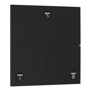 hansgrohe Ventil ShowerSelect Comfort E encastré, pour 3 sorties, noir mat