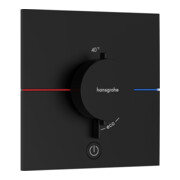 hansgrohe Ventil ShowerSelect Comfort E encastré, pour 3 sorties, noir mat-3