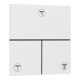 hansgrohe Ventil ShowerSelect Comfort E encastré, pour 3 utilisateurs, blanc mat-1