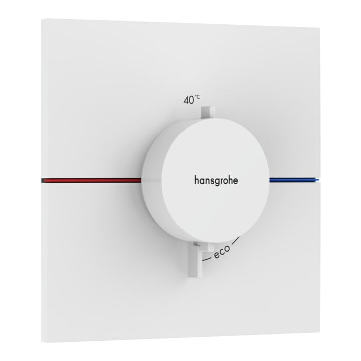 hansgrohe Ventil ShowerSelect Comfort E encastré, pour 3 utilisateurs, blanc mat