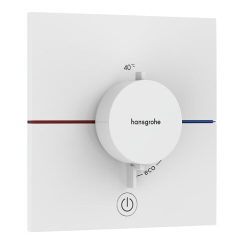 hansgrohe Ventil ShowerSelect Comfort E encastré, pour 3 utilisateurs, blanc mat
