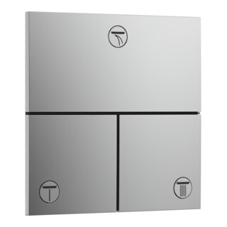 hansgrohe Ventil ShowerSelect Comfort E encastré, pour 3 utilisateurs, chrome
