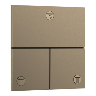 hansgrohe Ventil ShowerSelect Comfort E UP, für 3 Verbraucher, brushed bronze