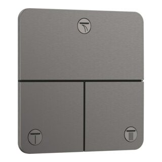 hansgrohe Ventil ShowerSelect Comfort Q UP, 3 sorties, chrome noir brossé